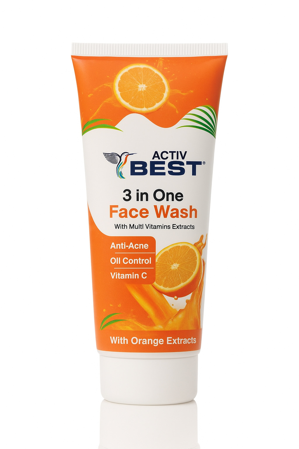 Activ Best 3 in One Face Wash – Anti-Acne, Oil Control & Vitamin C Formula