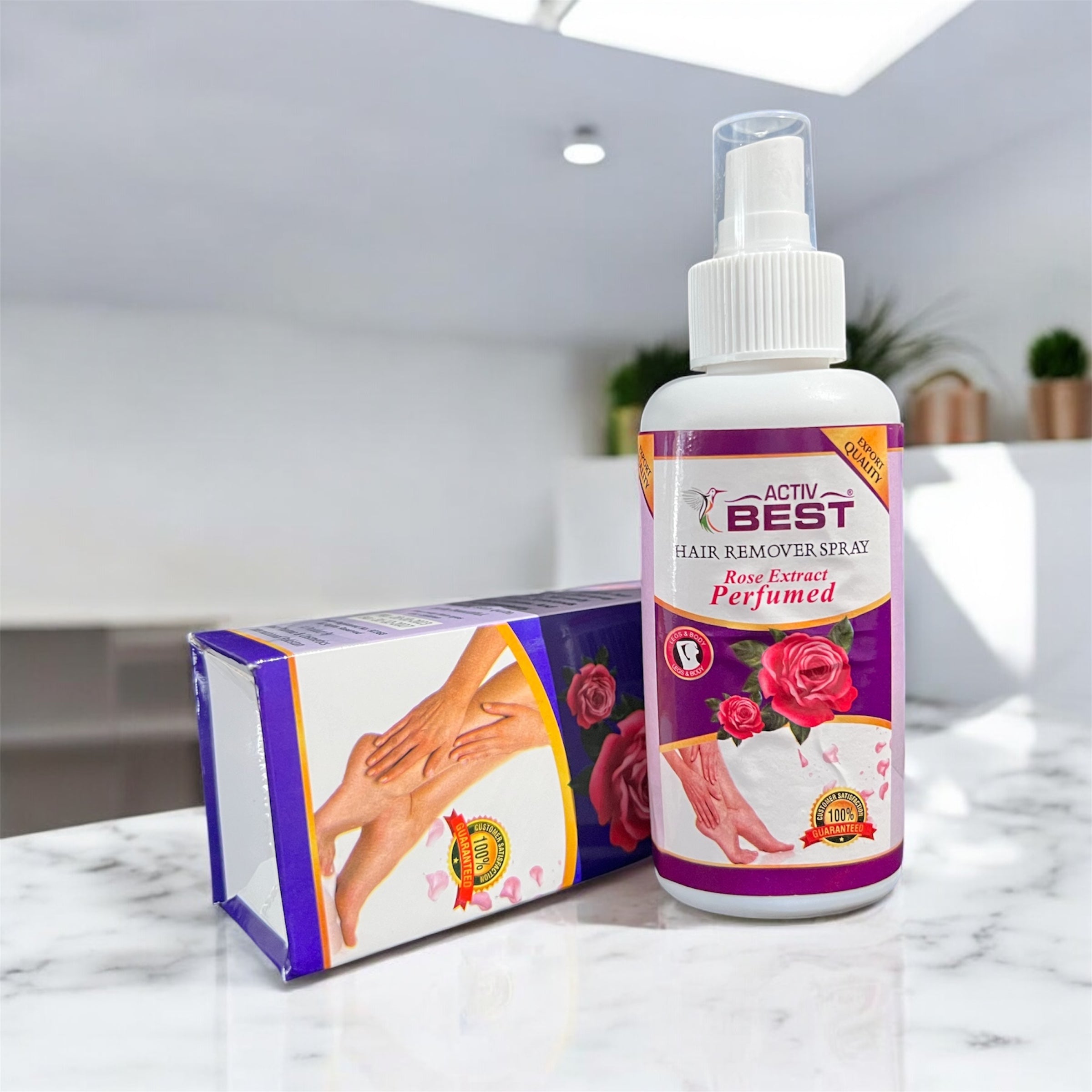 Activ Best Hair Remover Spray – Rose Extract Perfumed